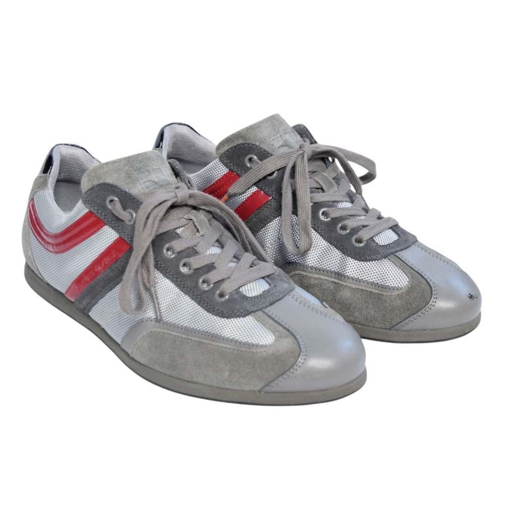Hugo Boss Orange Label Silvans Mens Sneakers US 10 Euro 43 Grey Suede 50235181